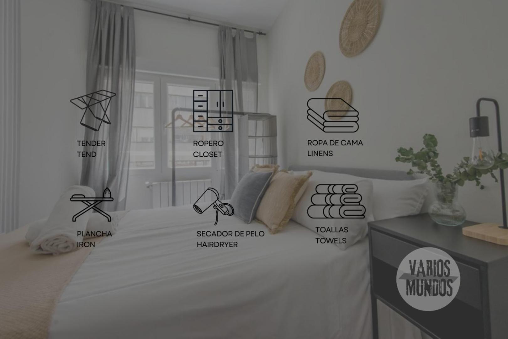 Excuisite New Apt En Gran Via Para 5Pax E2 Мадрид Экстерьер фото